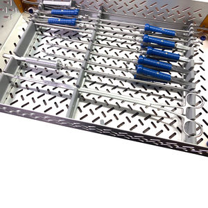 Bandeja de Esterilización Premium de 26.6cm x 53.3cm x 6.3cm con 3 Soportes de Silicona para Instrumentos Médicos – ZETOMEDPRO - Product Image 5