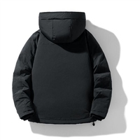 Veste d'hiver à capuche pour enfants, vêtements d'extérieur décontractés chauds et isolés pour enfants, vêtements d'extérieur