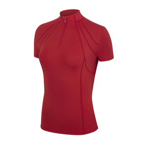 High Quality 4way Stretch Horse Riding Equestrian Shirt Top <b>Base</b> <b>Layer</b> Competition Show Shirt Polo in Soft Feel Technical Fabric - Product Image 3