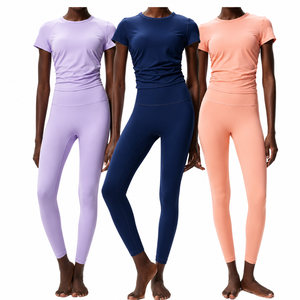Conjunto de Leggings Personalizados para Mujer, Ropa Deportiva para Yoga, Gimnasio, Ejercicio, Fitness, OEM, ODM, Marca Privada, Ropa Deportiva de Compresión - Product Image 1