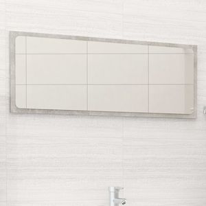 35.4 grigio cemento "x 0.6" x 14.6 "specchio da parete bagno legno ingegnerizzato - Product Image 1