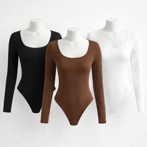 Wholesale Y2K Women Jumpsuit New Summer Custom Logo Full Sleeve Streetwear <b>Bodysuits</b> Romper Casual Vintage Dresses for Women - Product Image 2