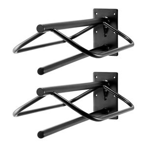 Lot de 2 supports muraux robustes en acier pour selles, 23,8 x 12,6 x 10,2 po, style western, pour écurie de chevaux - Product Image 5