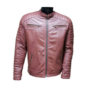 Veste en cuir pour homme durable et tendance avec logo frontal, imperméable et écologique pour une utilisation à long terme et un look avant-gardiste - Product Image 1