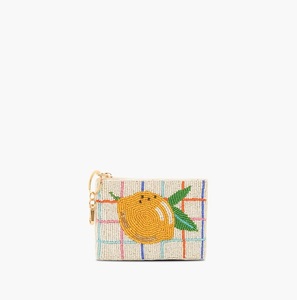 Monedero de moda para mujer con bordado de cuentas, elegante bolsa de monedas con cremallera y bordado de cuentas para niñas - Product Image 1