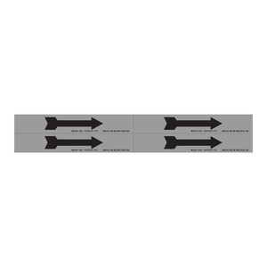 Etiquetas de Vinilo Autoadhesivas Brady con Forma de Flecha para Marcar el Flujo en Tuberías Interiores y Exteriores - Product Image 2