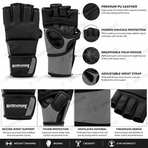 Gants de MMA en gros, gants d'entraînement et de sparring pour Muay Thai et Kickboxing, gants d'entraînement de grappling avec protection du pouce - Product Image 4