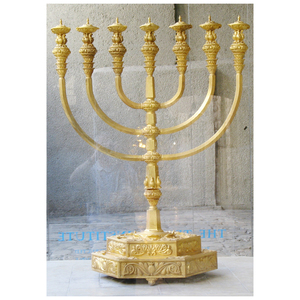 Menorah de Latón Encantadora para Regalo, Personalizada, Popular, Maravillosa, Nueva Llegada, Hermosa - Product Image 6