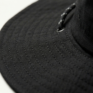 High Quality Unisex Black Bucket <b>Hat</b> Adjustable Drawstring Outdoor Casual Spring Summer Adult <b>Hat</b> - Product Image 6