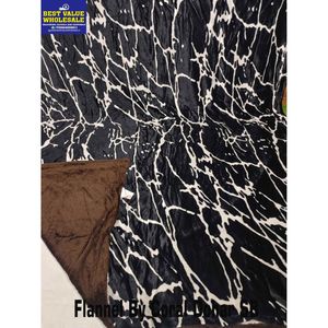 Luxury 1.4 KG <b>Double</b> <b>Bed</b> Flannel Raschel <b>Blanket</b> Soft Warm Winter Polyester Thick Sherpa Style American Style - Product Image 2