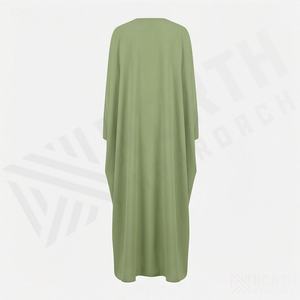 Elegante Conjunto de Dos Piezas Jilbab para Mujer Musulmana, Ropa Islámica Modesta, Ideal para Playa y Fiesta, Poliéster Transpirable de Alta Calidad, Corte Largo - Product Image 2