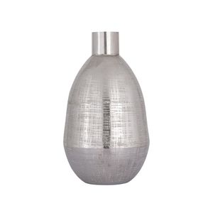 Vase à fleurs en métal contemporain de qualité supérieure, centre de table décoratif pour salon et salle à manger, design élégant et durable - Product Image 3