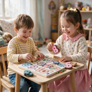 Toysaga Puzzle en bois avec chiffres 0-10, jouet éducatif pour 2-4 ans, unisexe - Product Image 5