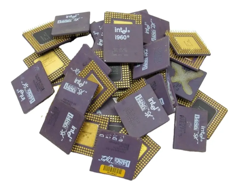 Intel Pentium Pro seramik CPU İşlemci hurda altın pimleri ile