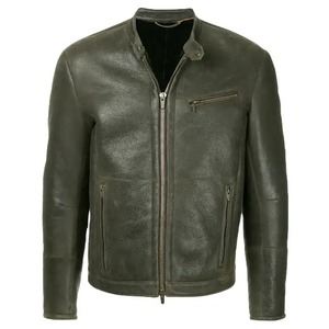 Latest Hot Selling <b>Real</b> <b>Leather</b> <b>Jacket</b> Premium Quality Streetwear Outdoor <b>Jacket</b> <b>Leather</b> <b>Jacket</b> - Product Image 1