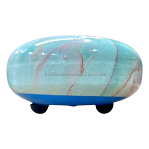 Tambour à langue en acier émaillé pastel avec maillets en caoutchouc, instrument Handpan pour la méditation, le yoga, la sonothérapie et la relaxation - Product Image 1