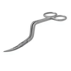 Tijeras Curvas Dobles para Bordado a Máquina de 6 Pulgadas, Mango Curvo Profesional, Acero Inoxidable de Grado Alemán, Recorte de Hilo de Precisión - Product Image 3