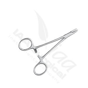 Portaagujas Quirúrgico Manual de Acero Inoxidable con Mango Plateado, Portaagujas Mayo Hegar, Certificado ISO13485, Instrumento Médico para Uso Hospitalario - Product Image 6