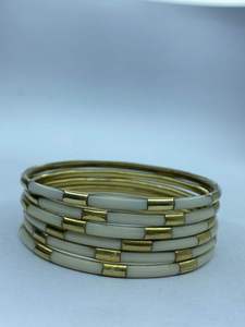 Colorful Brass Resin Bangles Light Turquoise Color Fashion Jewelry Best Gift for <b>Girlfriend</b> Product Manufacturer From India - Product Image 4