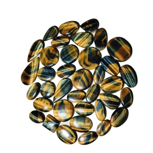 พลอยตาเสือหลากสีธรรมชาติทรงหลวมจำนวนมากสำหรับ - Product Image 5