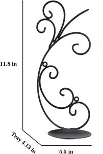 Portavelas montado en la pared de diseño tradicional, soporte de vela para decoración de eventos múltiples, portavelas elegante metálico sólido para decoración del hogar - Product Image 3