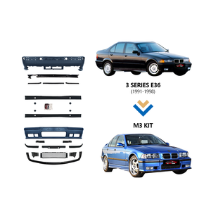 Nhà <span class=keywords><strong>M</strong></span>áy M3 Phong Cách Phụ Tùng Xe Hơi Phụ Kiện Cơ Thể Kit Phía Trước Bumper Bodykit Nâng Cấp Hoàn Chỉnh Cho BMW 3 Series E36 1991-1998 Để M3 - Product Image 1