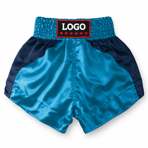 Shorts de Muay Thai personnalisés de haute qualité, style traditionnel, satin premium, coupe large, respirants, légers, vêtements de combat pour hommes - Product Image 6