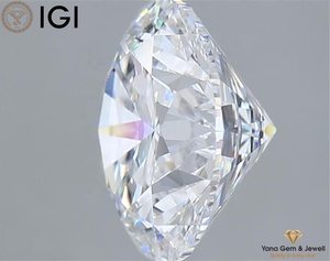 เพชร CVD ทรงกลม น้ำหนัก 4.00 กะรัต ขนาด 10.05 มม. ความเจิดจรัสระยิบระยับ ระดับสี D ความสะอาด VS1 ได้รับการรับรองจาก IGI สำหรับการออกแบบเครื่องประดับหรูหรา - Product Image 6