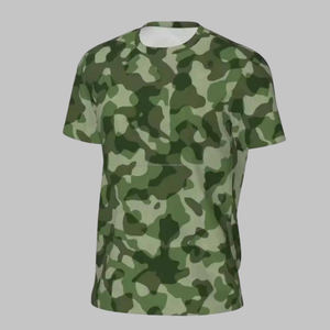 Sublimation de haute qualité oem imprimé unisexe 230 grammes hommes t-shirt tissu Logo personnalisé imprimé Ment t-shirts - Product Image 2