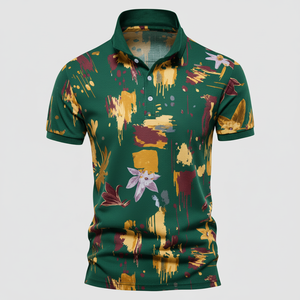 เสื้อโปโลกอล์ฟแบบสั่งทำพิเศษ เสื้อเจอร์ซีย์ลายโบว์ลิ่งพิมพ์ลายแบบซับลิเมชั่น แห้งเร็ว ระบายอากาศได้ดี เสื้อผ้ากีฬาแบบ unisex ติดกระดุม - Product Image 4