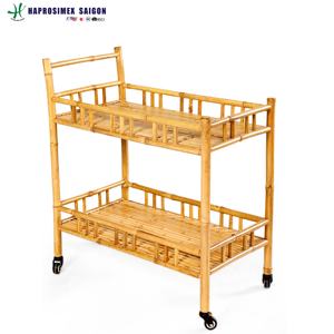 โต๊ะและเก้าอี้ไม้ไผ่ธรรมชาติออกแบบแบบดั้งเดิมสำหรับตกแต่งบ้านในร่มและกลางแจ้งสำหรับห้องนั่งเล่นห้องครัวสวนเฟอร์นิเจอร์ - Product Image 5