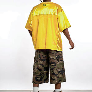 Último Modelo de Jersey de Fútbol Americano Retro Amarillo Extra Grande, Personalizado, Moderno, para Hombre, Fabricación de Ropa Deportiva con Etiqueta Privada OEM - Product Image 3