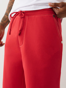 Pantalones Jogger de Algodón de Color Liso, Ligeros y Transpirables, de Talla Grande, de Pierna Recta, Holgados, con Puños y Tiro Medio, Ideales para Primavera-Verano - Product Image 6
