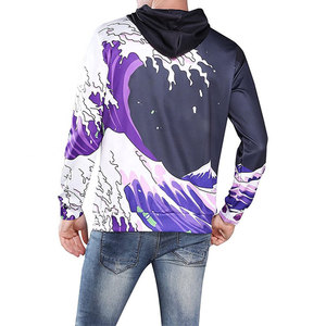 Sudadera con Capucha Deportiva Personalizada al por Mayor, Ropa Navideña, Sublimación, Sudadera con Capucha de Poliéster con Efecto Decolorado - Product Image 4