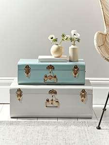 Caja de regalo de boda, estuche de almacenamiento nupcial, baúl de recuerdos, caja de recuerdos con cerradura, baúl premium, a la moda - Product Image 6