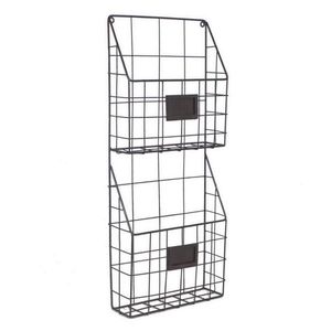 Triple Selling Wall Mounted Metal Magazine <b>File</b> Rack Organizer Entryway Mail Office Bathroom Home Use-Multifunction Design - Product Image 4