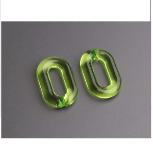 Eslabones de Cadena con Forma de Búho Hechos a Mano, Ecológicos y Personalizables, en Tamaño Extra Grande, Opciones Transparentes/Multicolor, Estilo Moderno para Regalos - Product Image 2