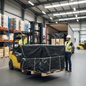 Lona de Protección de Mercancías de Tela de Poliéster de Alta Resistencia, 100% Impermeable, Lona de Protección de Mercancías de Alta Resistencia - Product Image 3