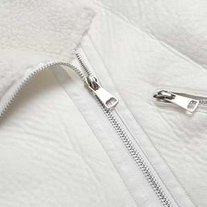 Chaqueta de cuero de moda 2026 para hombre, abrigos de invierno cálidos de forro polar con cremallera para motocicleta, nuevas chaquetas de PU de moda para hombre, abrigo ajustado de motociclista - Product Image 4