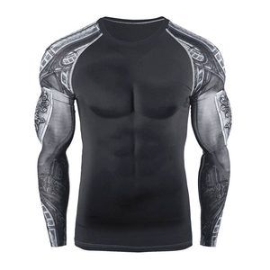 <b>Men</b> Compression Shirts Athletic Compression Shirts OEM Supplier High Quality <b>Men</b> Compression Shirts Gym Workout Compression Tops - Product Image 1