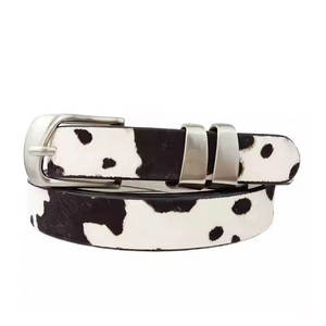 Cinturón de Cuero Genuino de Vaca para Hombre, Calidad Premium, Estilo Clásico Casual, Hebilla de Acero, Longitud Ajustable, Ecológico y Duradero - Product Image 1