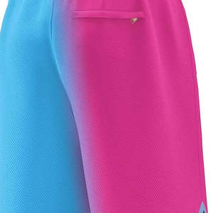 กางเกงบาสเก็ตบอลตาข่ายคุณภาพพรีเมียม ออกแบบลายซับลิเมชั่น สำหรับออกกำลังกาย ว่ายน้ำ หรือเล่นกีฬา พร้อมโลโก้สั่งทำ ผลิตในประเทศปากีสถาน - Product Image 3