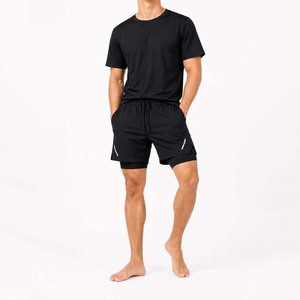 Black Color <b>Shorts</b> For <b>Men's</b> Clothing High Street Style OEM ODM Service Custom Made <b>Men</b> <b>Shorts</b> - Product Image 6