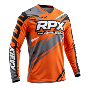 Jersey de Motocross de Manga Larga para Hombre, Diseño de Fabricante, Secado Rápido, Impresión por Sublimación, Camiseta de Carreras para Todas las Temporadas - Product Image 4