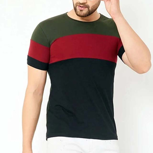 Service OEM, t-shirt basique pour homme, 100% coton, tissu respirant, streetwear, t-shirt basique décontracté - Product Image 1