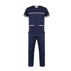 Conjunto de Uniformes Médicos al por Mayor, Uniformes de Enfermería para Hospital, Traje de Médico y Enfermera con Cuello en V, Ropa de Trabajo para Laboratorio Clínico Dental, Conjunto de Uniformes para Hombre - Product Image 2
