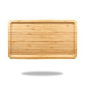 Plateau de service en bois massif, idéal pour la cuisine, pour servir des légumes et de la viande, disponible au prix usine. - Product Image 4