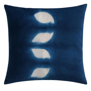 Funda de Almohada Cuadrada para Sofá, 100% Algodón Índigo, con Estampado Floral, Estilo Bohemio, Ecológica y Lavable, con Cierre de Cremallera Personalizable - Product Image 5