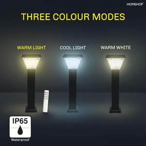 โฮมฮอปอลูมิเนียมไฟพลังงานแสงอาทิตย์ตกแต่งสวนกลางแจ้ง 84 LED กันน้ำไร้สายโคมไฟทางเดินสำหรับลานบ้านภูมิทัศน์ลานบ้าน - Product Image 6