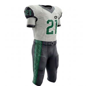 Uniforme de football américain pour hommes, tissu durable, coupe confortable, idéal pour l'entraînement, les matchs et l'utilisation par les équipes professionnelles - Product Image 2